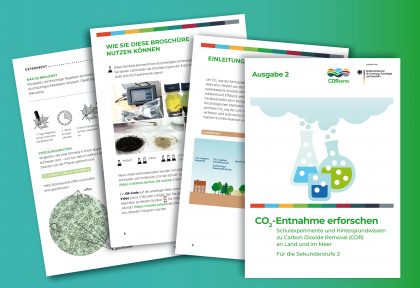 Neue Bildungsbroschüre bringt CO₂-Entnahme ins Klassenzimmer